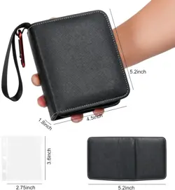 1 Pocket Card Binder Mini Size, Super Lightweight Small Collectible Trading C... - Image 5