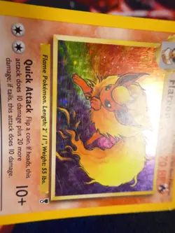 MP (Legendary Collection) Pokemon FLAREON Card Set 10/110 Holo Rare WOTC Playd#1 - Image 5