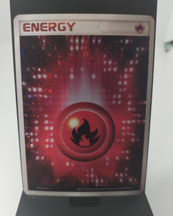 *RARE* Pokemon Card Fire Energy 2FT-UHJ-RUX Holo Promo 2003 Japanese *MP* - Image 1