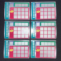 Set 6 Clefairy Nidoking Pokemon Scratch Card Vintage Tomy Nintendo Japanese 1997 - Image 3
