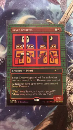 Secret Lair Seven Dwarves 0818 Foil NEW CHASE MTG Card - Alien Aurora's Bonus - Image 1