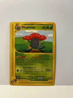 Pokemon TCG Vileplume Expedition 69/165 Regular Rare Card - Image 1