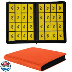 MORABTO Card Binder 16 Pocket,Trading Card Binder Holds up to 1408 Cards with - Image 1