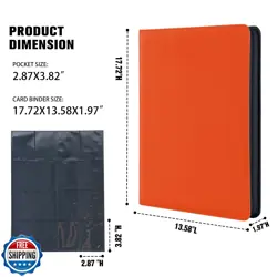 MORABTO Card Binder 16 Pocket,Trading Card Binder Holds up to 1408 Cards with - Image 2