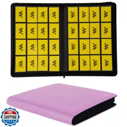 MORABTO Card Binder 16 Pocket,Trading Card Binder Holds up to 1408 Cards with - Image 1