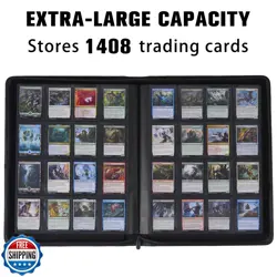 MORABTO Card Binder 16 Pocket,Trading Card Binder Holds up to 1408 Cards with - Image 3