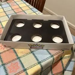 Pokemon Trading Card Game PokeBall Collectors Tin Storage Display Box ONLY - Image 1