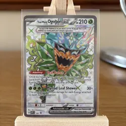 Pokemon - Teal Mask Ogerpon ex - SVP166 - Black Star Promo - Full Art Card - Image 1