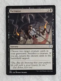MTG Victimize - Adventures in the Forgotten Realms #112 Magic Card U NM - Image 1