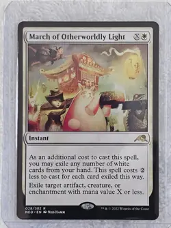 MTG March of Otherworldly Light #28 Kamigawa Neon Dynasty Card Rare NM - Image 5