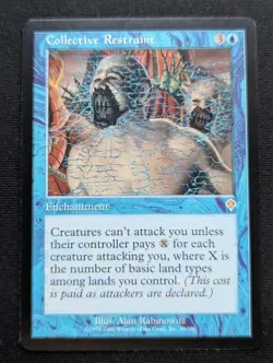 Collective Restraint - Invasion - NM - MTG - Magic the Gathering - Blue - Ench - Image 1