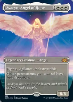 MTG English Borderless Avacyn, Angel of Hope NM Foil Double Masters - Image 1