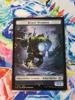 Sephiroth, One-Winged Angel (24) - Robot Warrior (12) Double-Sided MTG FIN NM - Image 2