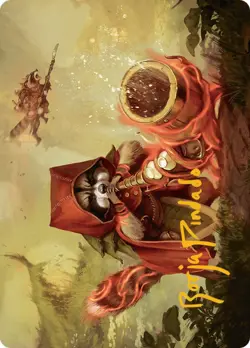 🧙Raccoon Rallier 20/54 Gold Signed Art Series BLB Bloom Burrow MTG - Image 1