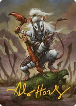 🧙Ink-Eyes, Servant Of Oni 50/54 Gold Signed Art Series BLB Bloom Burrow MTG - Image 1