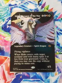 Shiko, Paragon of the Way #370 (Borderless) MTG Tarkir: Dragonstorm Regular NM - Image 1