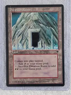 MTG Dwarven Ruins - Fallen Empires (FEM) 1994 Magic The Gathering Card Rare NM - Image 4