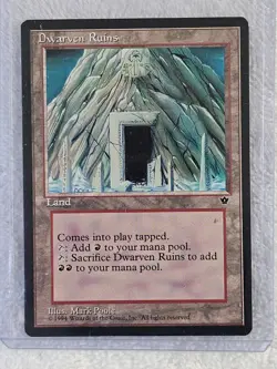MTG Dwarven Ruins - Fallen Empires (FEM) 1994 Magic The Gathering Card Rare NM - Image 5