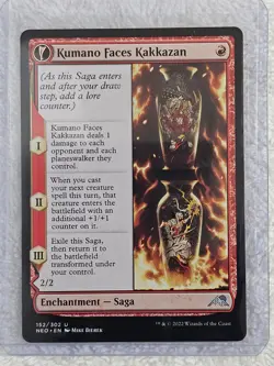 MTG Kumano Faces Kakkazan #152 Kamigawa Neon Dynasty Magic Card U NM - Image 5