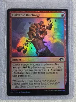 MTG Galvanic Discharge FOIL Modern Horizons 3 (MH3) #122 Magic Card NM - Image 4