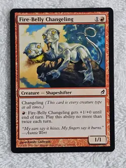 MTG Fire-Belly Changeling #164 Lorwyn (LRW) 2007 Magic Gathering Card NM - Image 1