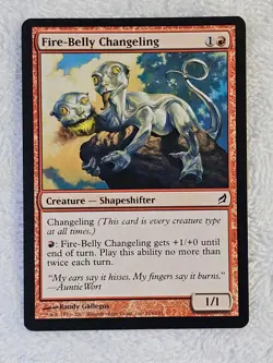 MTG Fire-Belly Changeling #164 Lorwyn (LRW) 2007 Magic Gathering Card NM - Image 2
