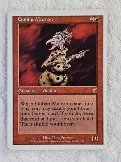 MTG Goblin Matron - 7th Edition (7ED) #191 Magic Gathering Card Uncommon NM - Image 2