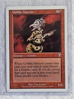 MTG Goblin Matron - 7th Edition (7ED) #191 Magic Gathering Card Uncommon NM - Image 4