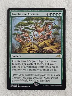 MTG Invoke the Ancients #193 Kamigawa Neon Dynasty Magic Card Rare NM - Image 2