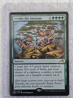 MTG Invoke the Ancients #193 Kamigawa Neon Dynasty Magic Card Rare NM - Image 4