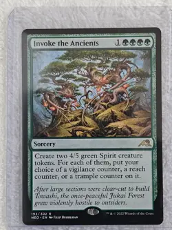 MTG Invoke the Ancients #193 Kamigawa Neon Dynasty Magic Card Rare NM - Image 5