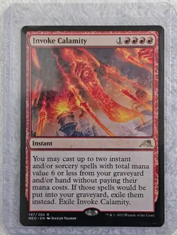 MTG Invoke Calamity #147 Kamigawa Neon Dynasty Magic Card Rare NM - Image 4