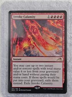 MTG Invoke Calamity #147 Kamigawa Neon Dynasty Magic Card Rare NM - Image 5