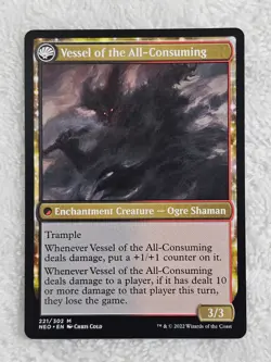 MTG Hidetsugu Consumes All #221 Kamigawa Neon Dynasty Magic Card Mythic NM - Image 2