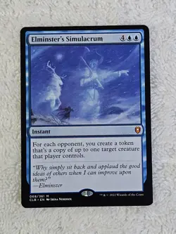 MTG Elminster's Simulacrum #68 Battle for Baldur's Gate Mythic NM - Image 1