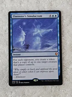 MTG Elminster's Simulacrum #68 Battle for Baldur's Gate Mythic NM - Image 2