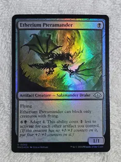 MTG Etherium Pteramander FOIL Modern Horizons 3 (MH3) #92 Magic Card U NM - Image 1