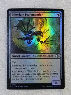 MTG Etherium Pteramander FOIL Modern Horizons 3 (MH3) #92 Magic Card U NM - Image 2