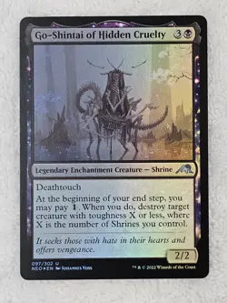 MTG Go-Shintai of Hidden Cruelty FOIL #97 Kamigawa Neon Dynasty Magic Card U NM - Image 1