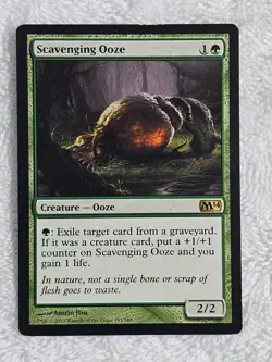 MTG Scavenging Ooze #195 Magic 2014 (M14) Magic Gathering Card Rare NM - Image 1