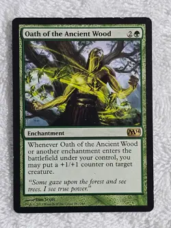 MTG Oath of the Ancient Wood #187 Magic 2014 (M14) Magic Gathering Card Rare LP - Image 1