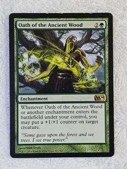 MTG Oath of the Ancient Wood #187 Magic 2014 (M14) Magic Gathering Card Rare LP - Image 2