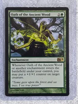 MTG Oath of the Ancient Wood #187 Magic 2014 (M14) Magic Gathering Card Rare LP - Image 5