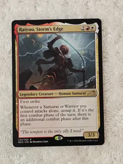 MTG Raiyuu, Storm's Edge #232 Kamigawa Neon Dynasty Magic Gathering Card Rare NM - Image 2