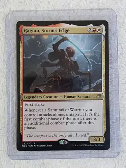 MTG Raiyuu, Storm's Edge #232 Kamigawa Neon Dynasty Magic Gathering Card Rare NM - Image 4