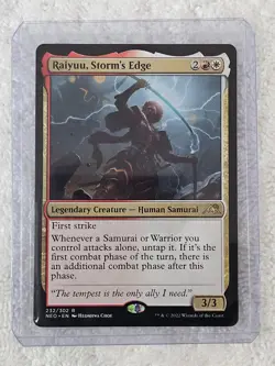 MTG Raiyuu, Storm's Edge #232 Kamigawa Neon Dynasty Magic Gathering Card Rare NM - Image 5