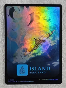 MTG Island (0288) FOIL The Lost Caverns of Ixalan Magic Gathering Card Land NM - Image 1