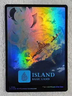 MTG Island (0288) FOIL The Lost Caverns of Ixalan Magic Gathering Card Land NM - Image 2