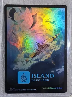 MTG Island (0288) FOIL The Lost Caverns of Ixalan Magic Gathering Card Land NM - Image 4