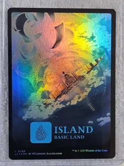 MTG Island (0288) FOIL The Lost Caverns of Ixalan Magic Gathering Card Land NM - Image 5